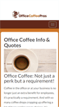 Mobile Screenshot of officecoffeepros.com